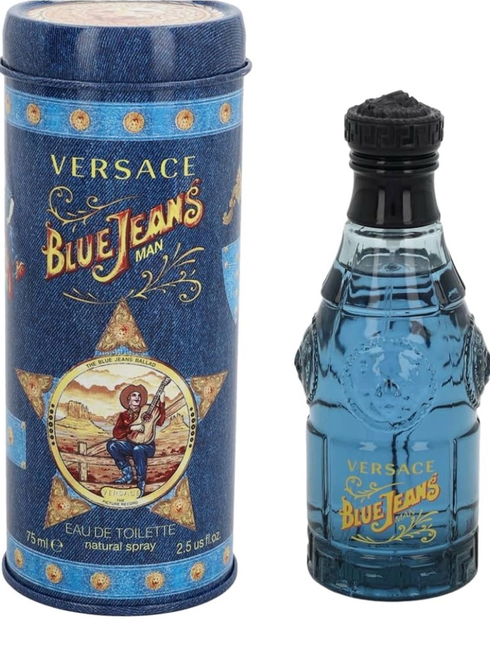 Versace Blue Jeans Mens Edt 75ml Spray (2.5 fl.oz